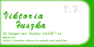 viktoria huszka business card